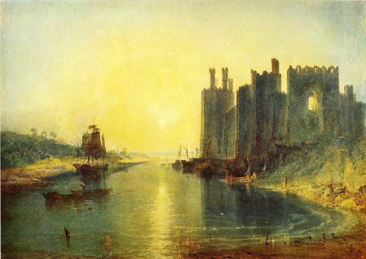 Caernarvon Castle, 1799 by Joseph Turner