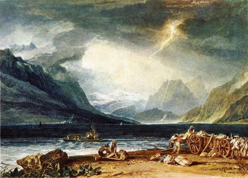 The Lake Of Thun, Switzerland by Joseph Turner