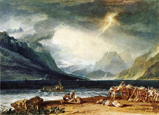 The Lake Of Thun, Switzerland by Joseph Turner