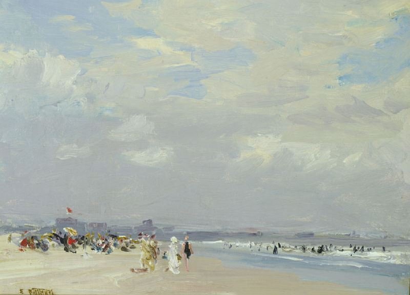 Rockaway Beach by Edward Potthast