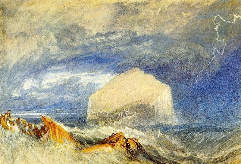 The Bass Rock, For The Provincial Antiquitiies Of Scotland by Joseph Turner