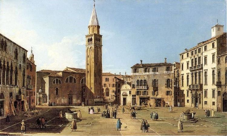 Campo Sant’Angelo by Canaletto