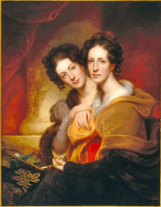 The Sisters (Eleanor And Rosalba Peale) by Rembrandt Peale