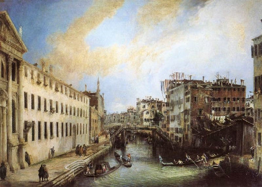 Rio Dei Mendicanti: Looking South by Canaletto