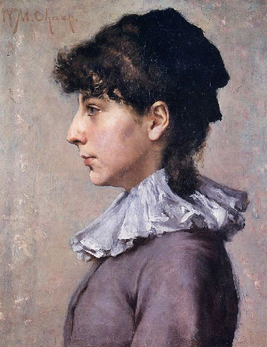 Portrait Of Virginia Gerson by William Merritt Chase