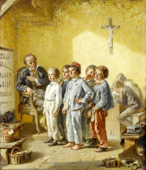 A Lesson In Mathematics by Francois-Louis Lanfant de Metz