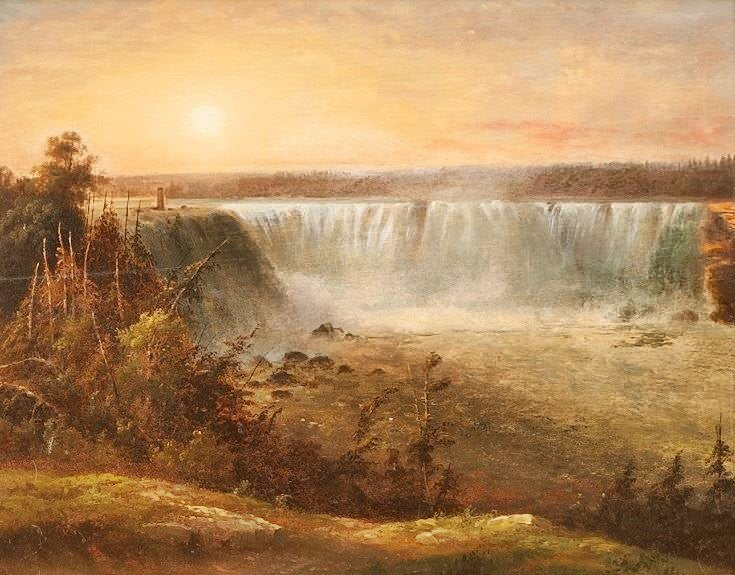 View Of Niagara by Albert Bierstadt