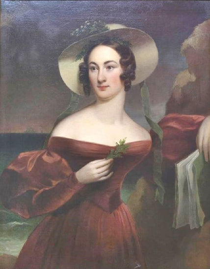 Portrait Of Hannah Seagraves Reeves by Thomas Sull