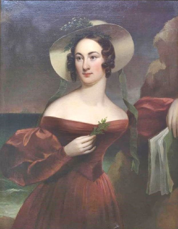 Portrait Of Hannah Seagraves Reeves by Thomas Sull