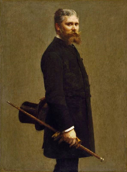 Portrait Of Léon Ma?Tre by Henri Fantin-Latour