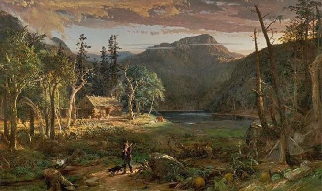 The Backwoods Of America by Jasper Francis Cropse