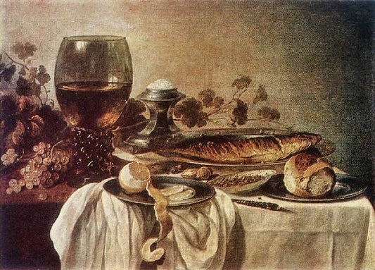 Breakfast Piece, 1646 by Pieter Claesz