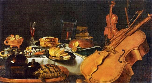 Still Life With Musical Instruments by Pieter Claesz