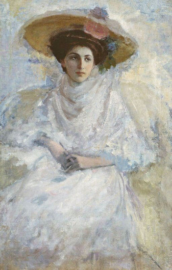 Woman In White by Alexander Leontovsk