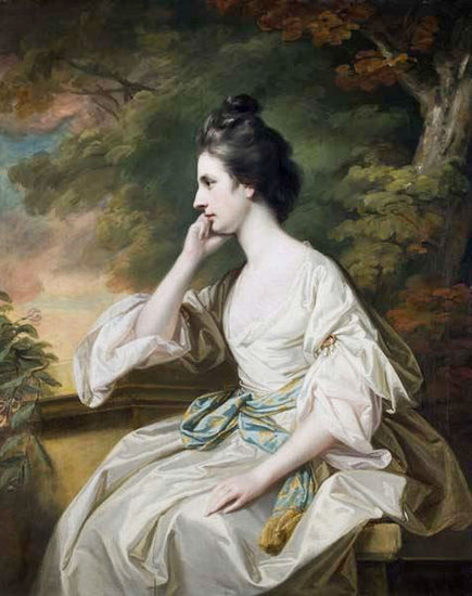 Portrait Of Miss Anne Dutton, Daughter Of Lord Sherborne by Francis Cotes R.A.