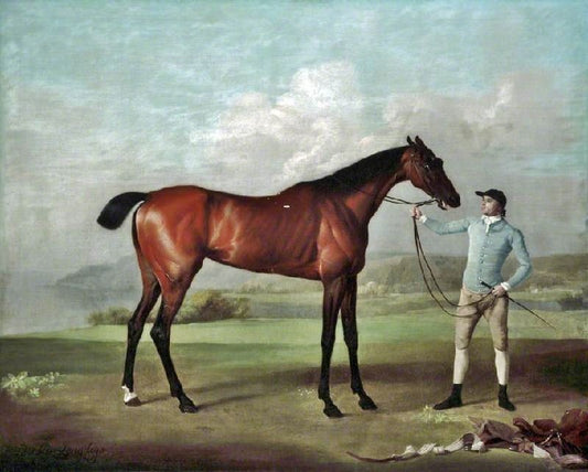 Molly Long-Legs’ With Her Jockey by George Stubbs