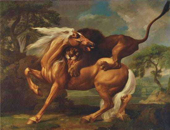 Lion Attacking A Horse by George Stubbs