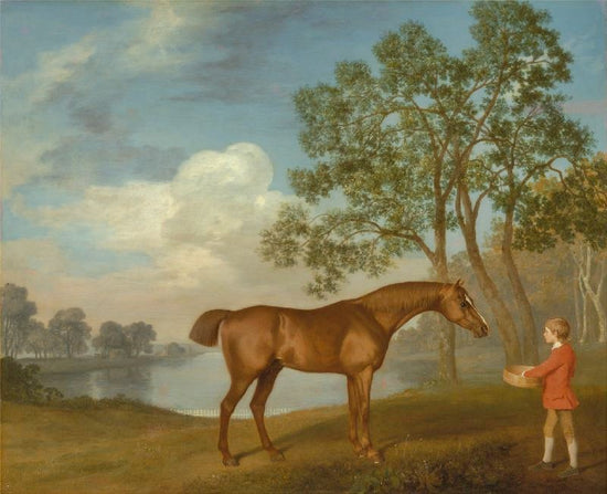 Pumpkin’ With A Stable Lad by George Stubbs