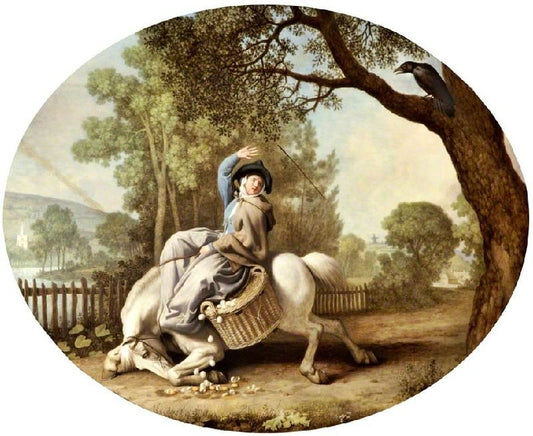 The Farmer’S Wife And The Raven by George Stubbs