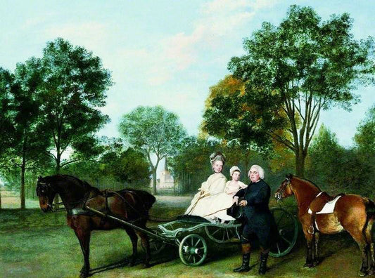 The Reverend Robert Carter Thelwall And His Family by George Stubbs