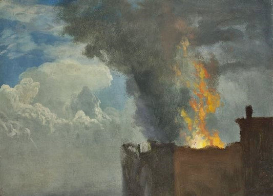 The Conflagration by Albert Bierstadt
