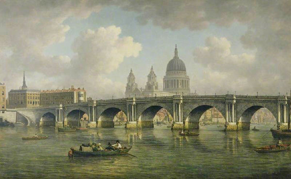 Blackfriars Bridge And St Paul’S, London by William Marlow