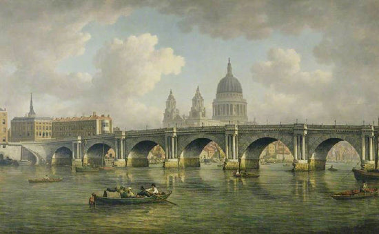 Blackfriars Bridge And St Paul’S, London by William Marlow