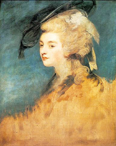 Portrait Of Georgiana Spencer, Duchess Of Devonshire by Joshua Reynolds