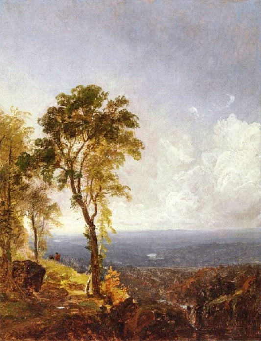 Landscape View Near Catskill Mountain House by Jasper Francis Cropse