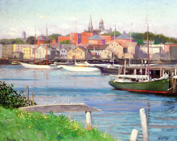 Gloucester Harbor by William MacGregor Paxton