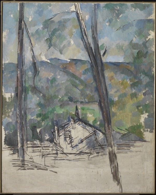 Route To Le Tholonet by Paul Cézanne