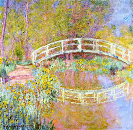 The Bridge In Monet’S Garden by Claude Oscar Monet