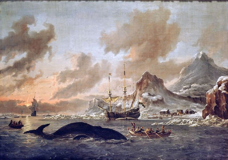 Dutch Whalers Near Spitsbergen by Abraham Jansz. Storck