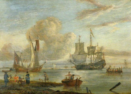 Estuary Scene by Abraham Jansz. Storck