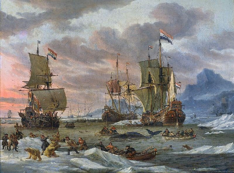 The Whaling Grounds by Abraham Jansz. Storck