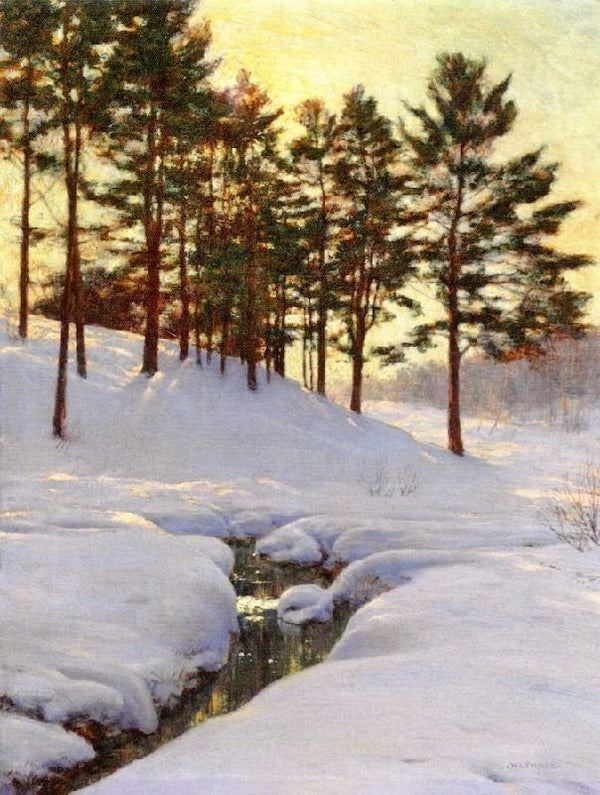 Sun Behind The Pines by Walter Launt Palmer