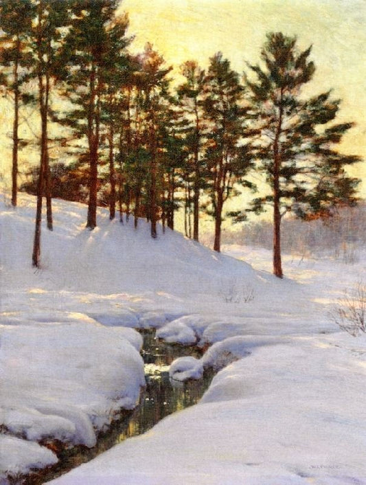 Sun Behind The Pines by Walter Launt Palmer