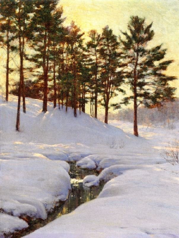Sun Behind The Pines by Walter Launt Palmer