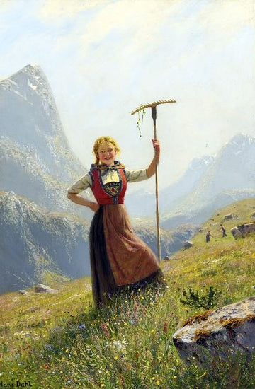 A Summer Day In The Mountains by Hans Dahl