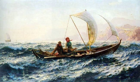 A Blustery Crossing by Hans Dahl