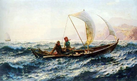 A Blustery Crossing by Hans Dahl