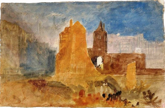 Honfleur, The Lieutenancy From Across The Vieux Bassin by Joseph Turner