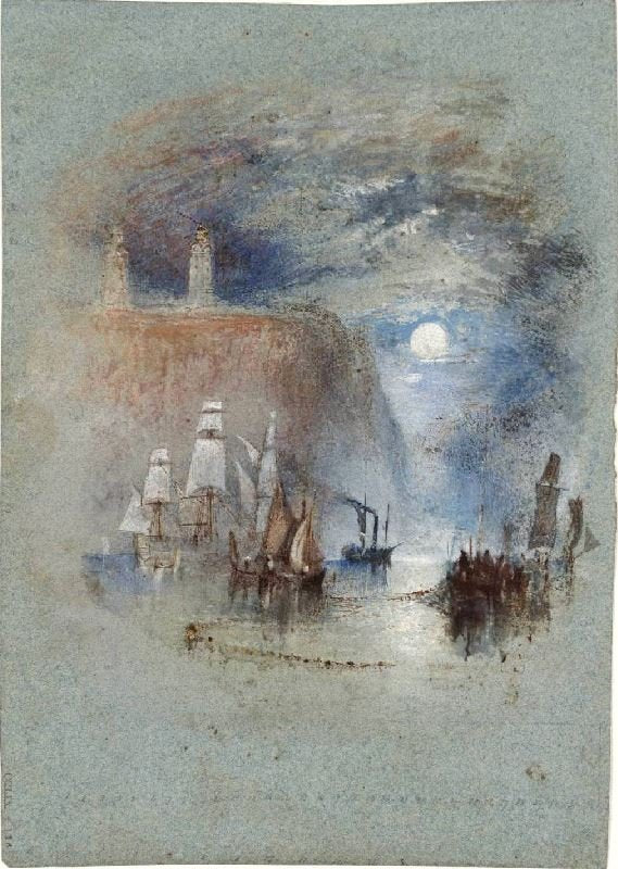 Light-Towers Of La Hève by Joseph Turner