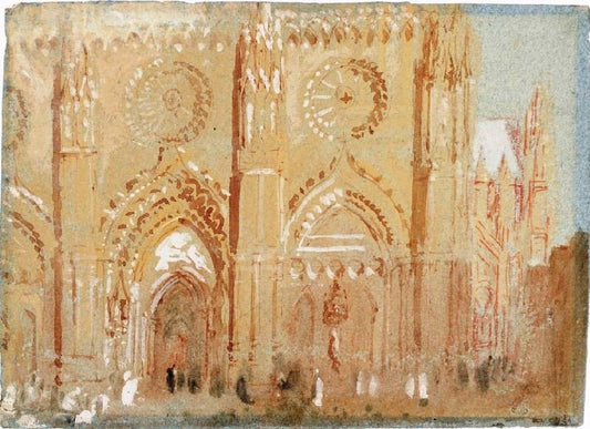 Orléans, The West Front Of The Cathedral by Joseph Turner