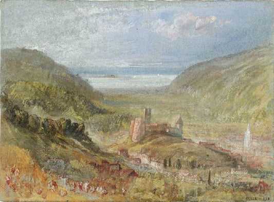 Lillebonne, Looking Towards The Seine by Joseph Turner