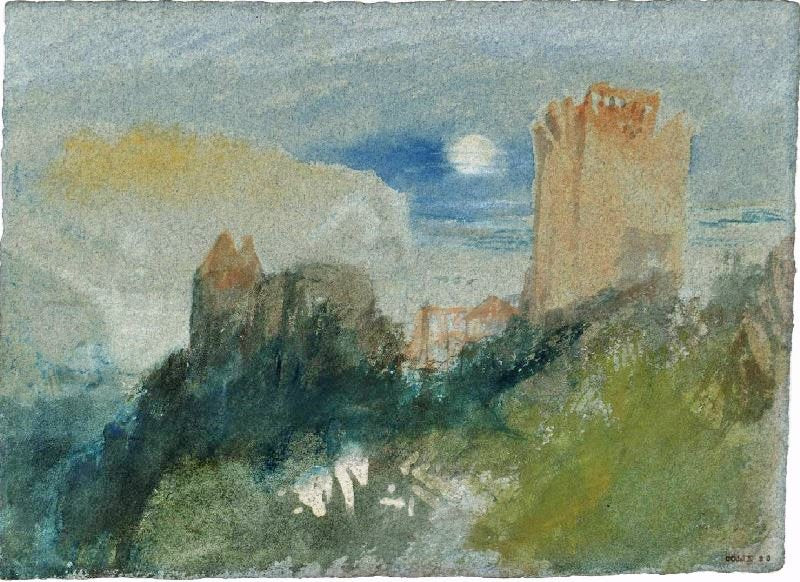 Tancarville, Moonrise by Joseph Turner
