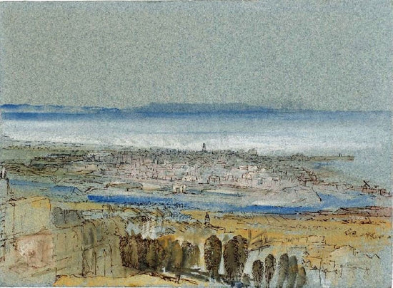 View Of Le Havre And The Seine Estuary From The Heights Of Ste-Adresse by Joseph Turner