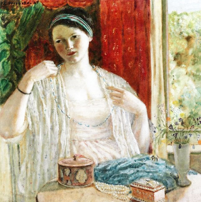 GIRL WITH NECKLACE