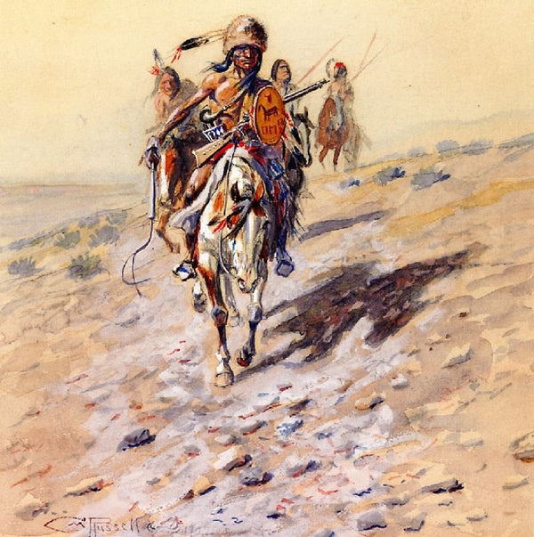 On The Trail by Charles Marion Russell