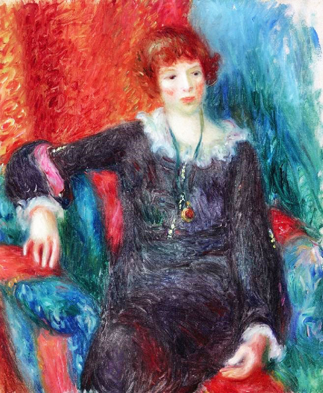 Woman With Watch by William James Glackens